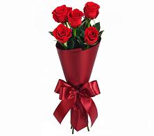 Букет 5 Красных роз Эдлесс Лав в Среднеколымске