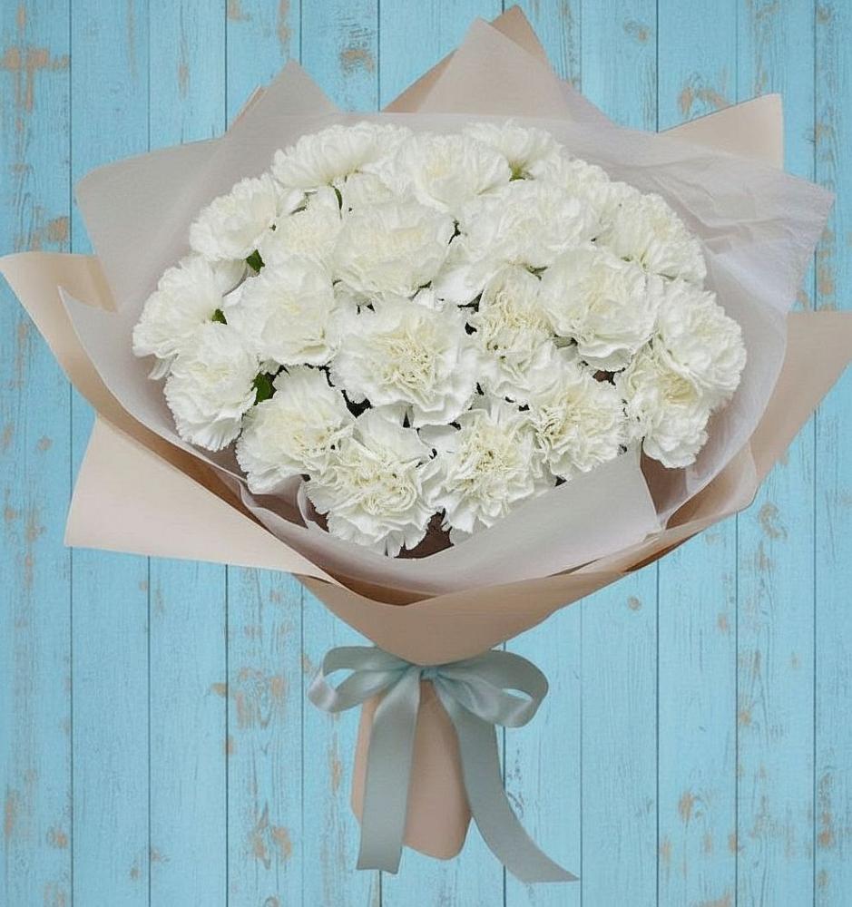 Букет цветов из: Гвоздики в Среднеколымске