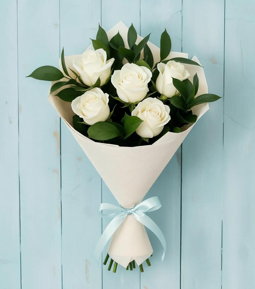 Букет цветов из: Розы в Среднеколымске