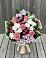 Букет цветов из: Альстромерии, Гвоздики, Розы и Хризантемы в Среднеколымске