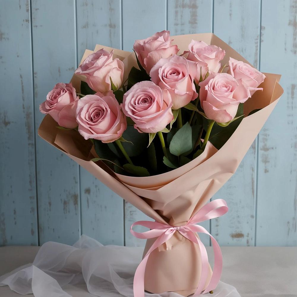 Букет цветов из: Розы в Среднеколымске