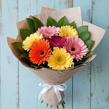 Букет цветов из:  Герберы в Среднеколымске