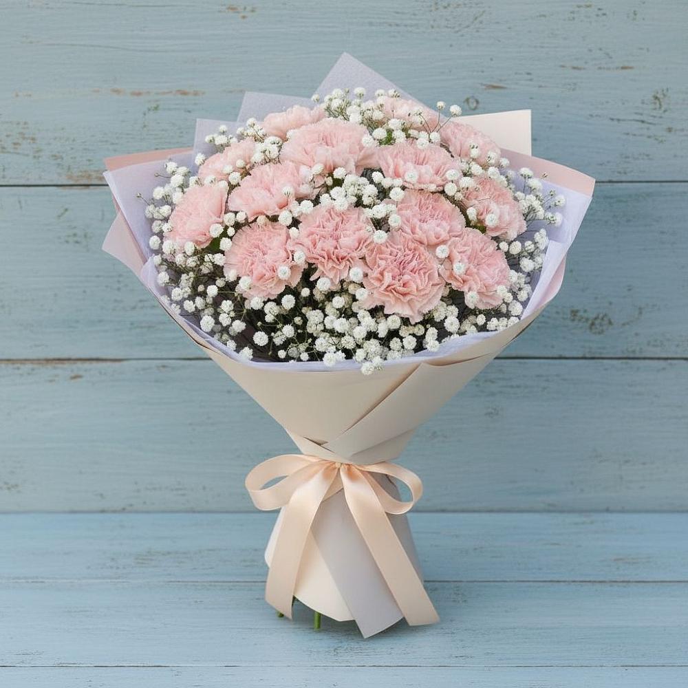 Букет цветов из: Гвоздики в Среднеколымске