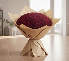 Букет 101 Красная роза в Среднеколымске