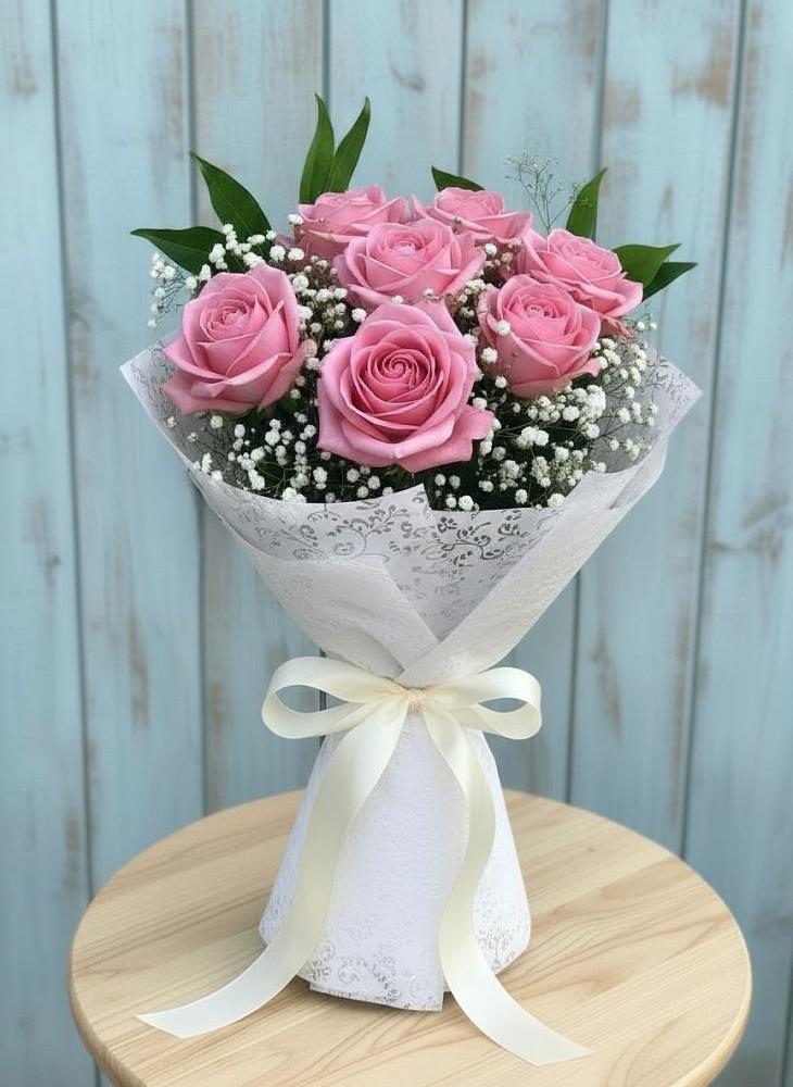 Букет цветов из: Розы в Среднеколымске