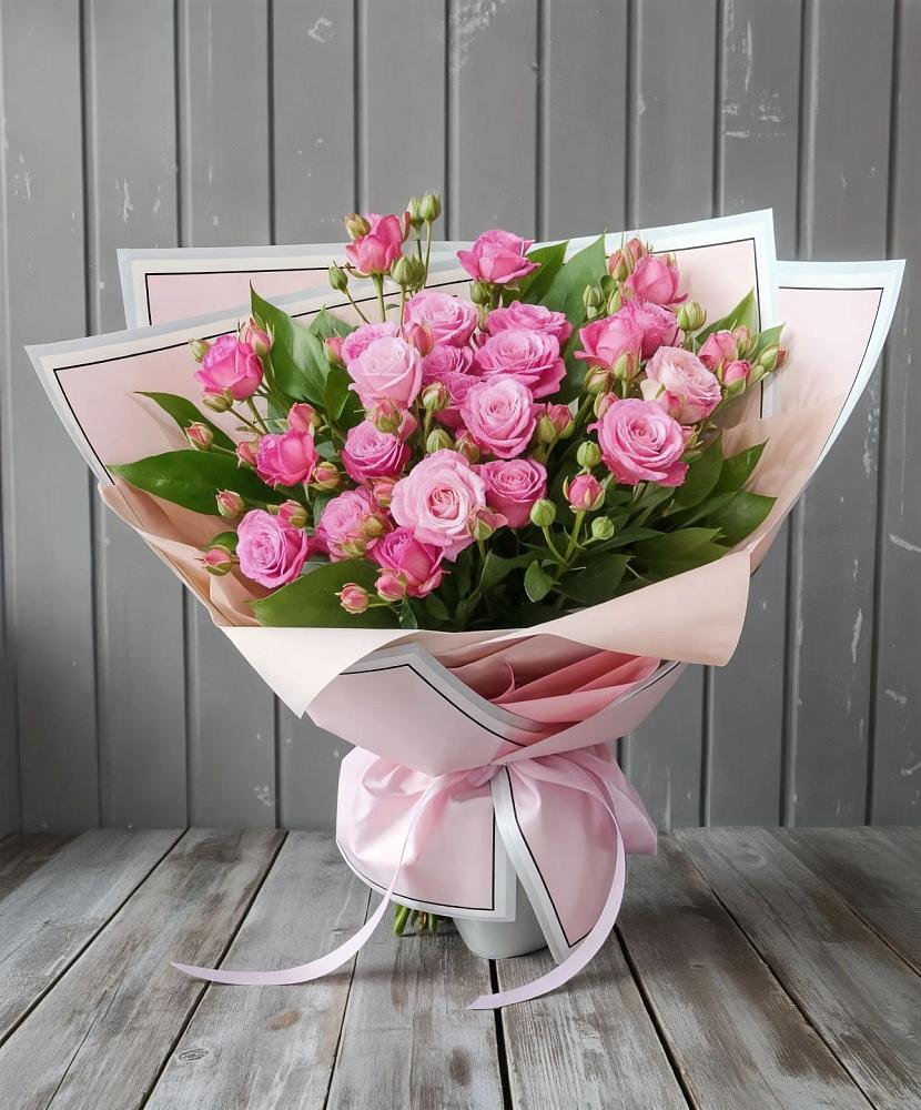 Букет Розовый кустик в Среднеколымске