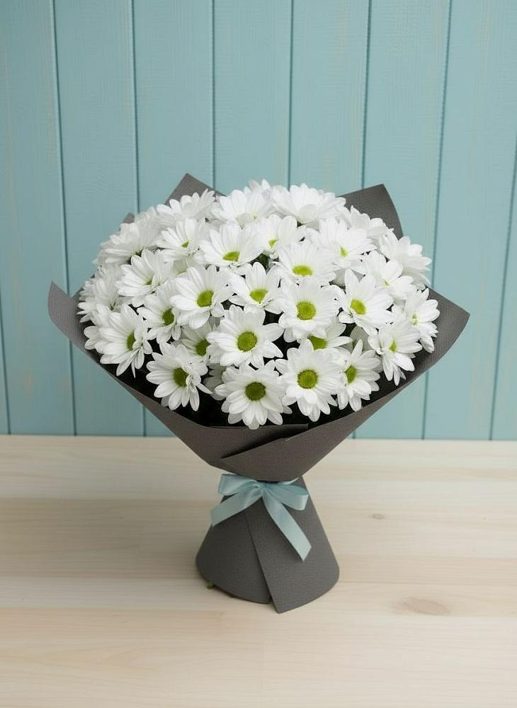 Букет цветов из: Хризантемы в Среднеколымске