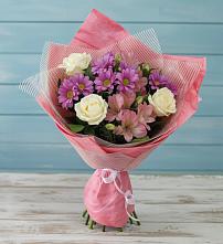 Букет цветов из:  Герберы в Среднеколымске
