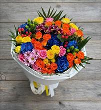 Букет цветов из:  Розы и Хризантемы #REPLACE_PRED# Среднеколымске