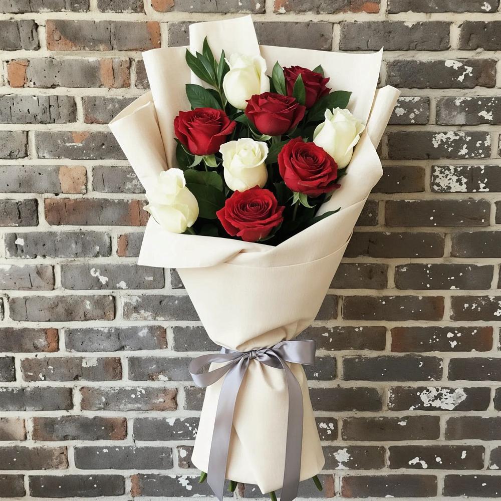 Букет цветов из: Розы в Среднеколымске