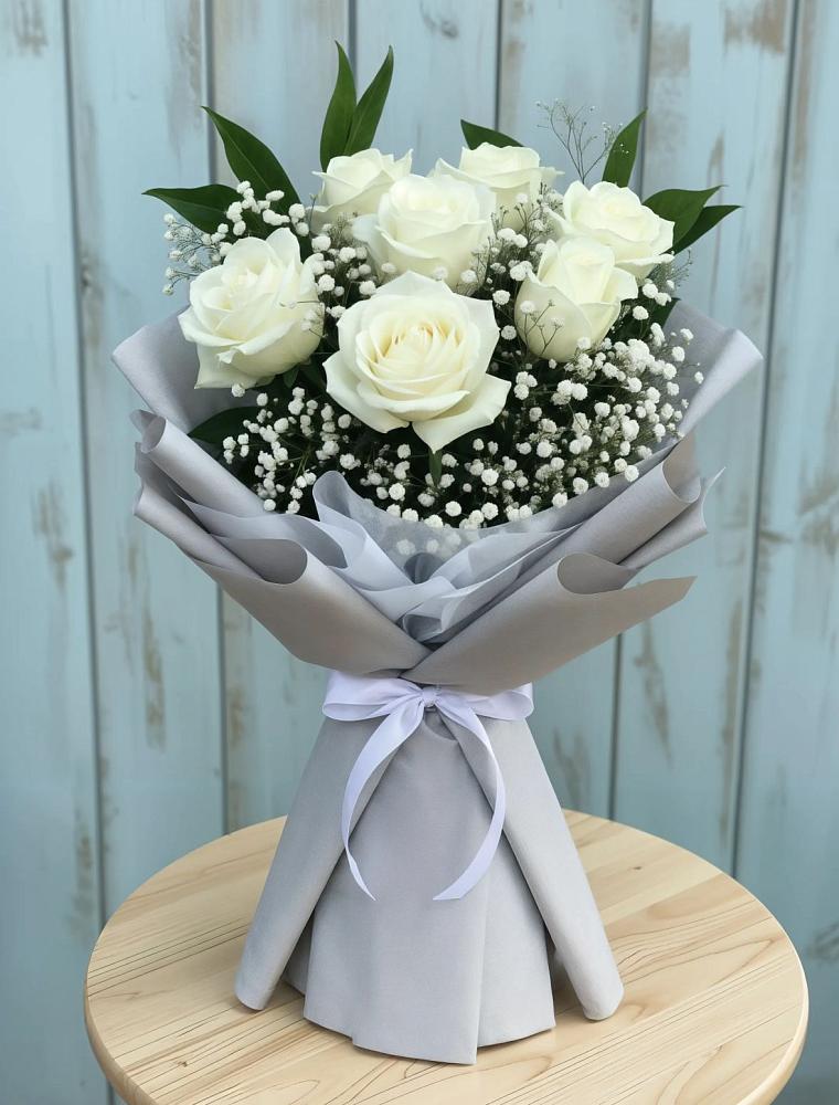 Букет цветов из: Розы в Среднеколымске