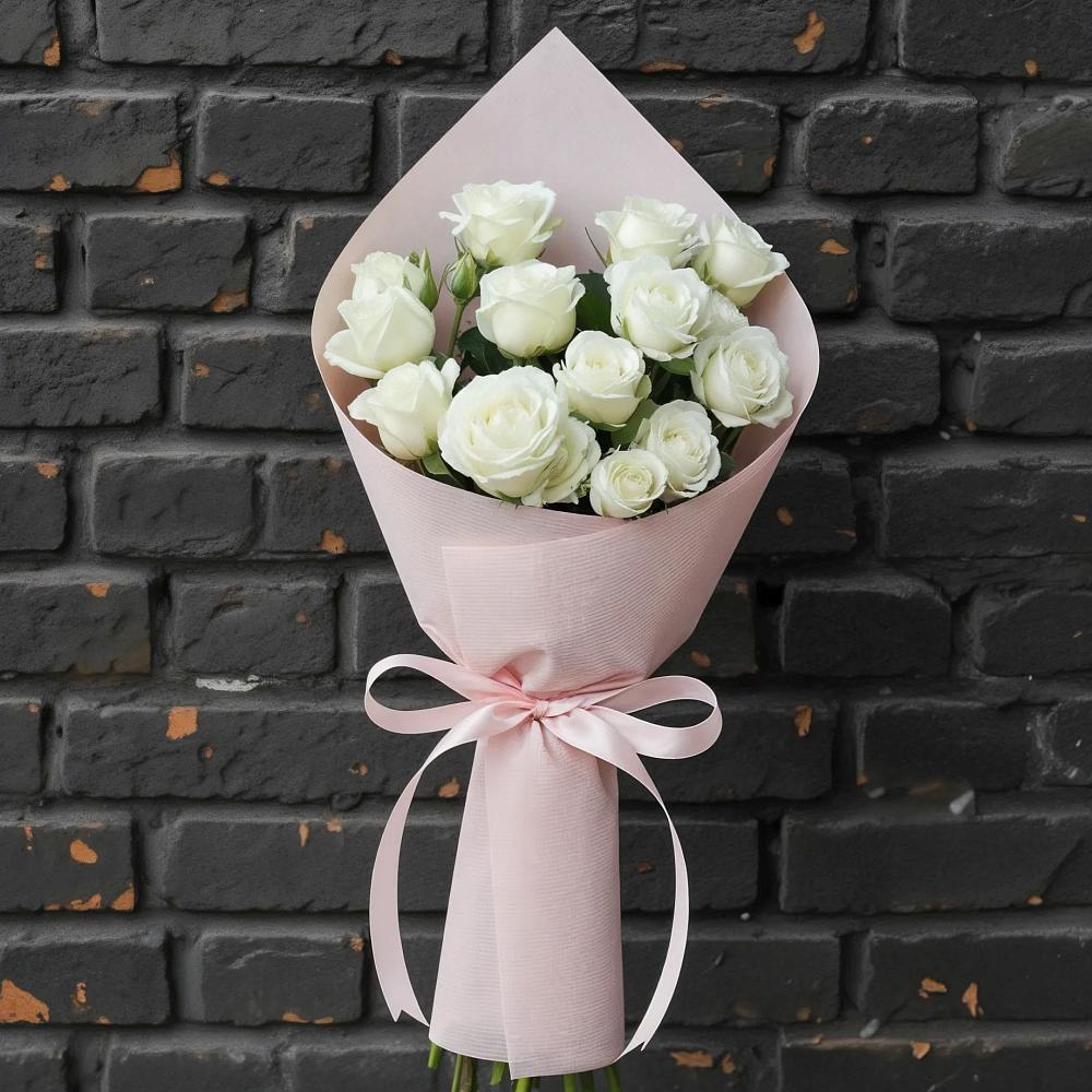 Букет цветов из: Розы в Среднеколымске